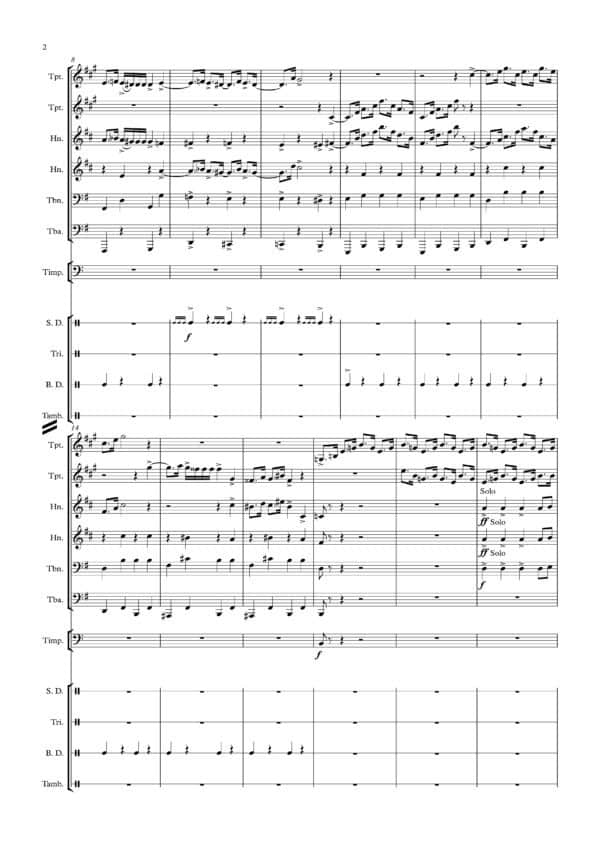 S. Prokofiev - Romeo and Juliet - Dance of the Knights - Brass Sextet - Image 3