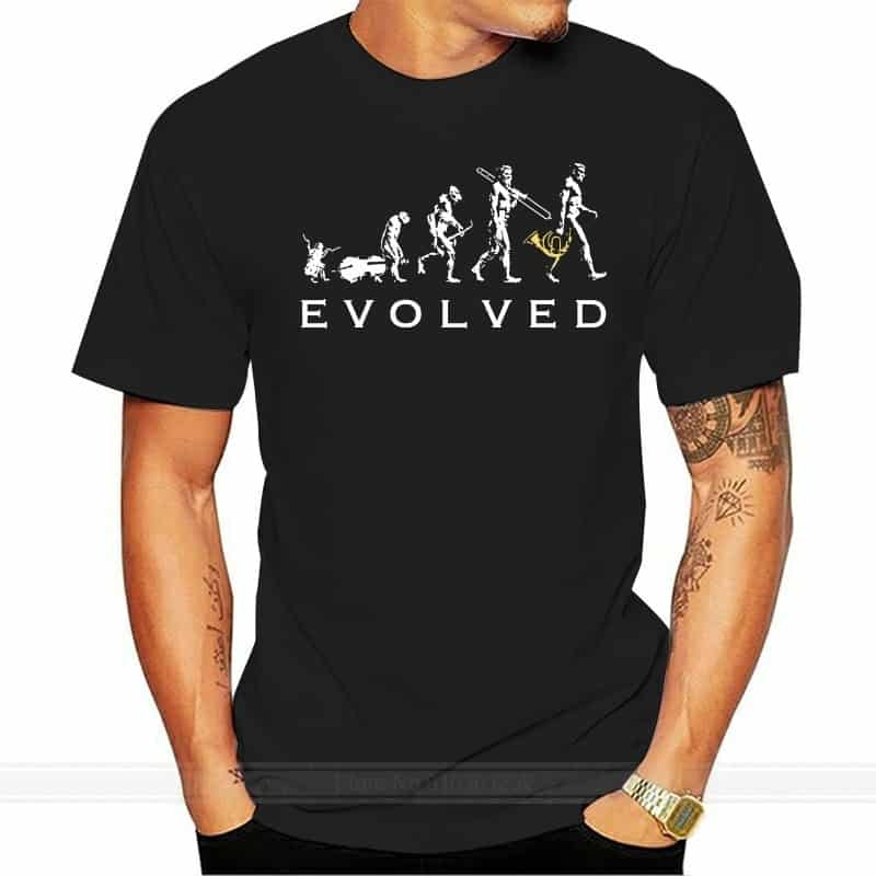 French Horn T-Shirt Evolution