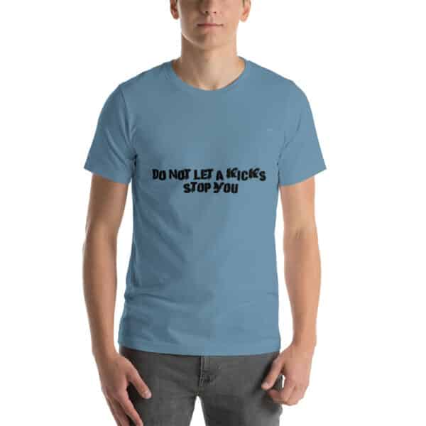 unisex staple t shirt steel blue front 61b6879c2820f